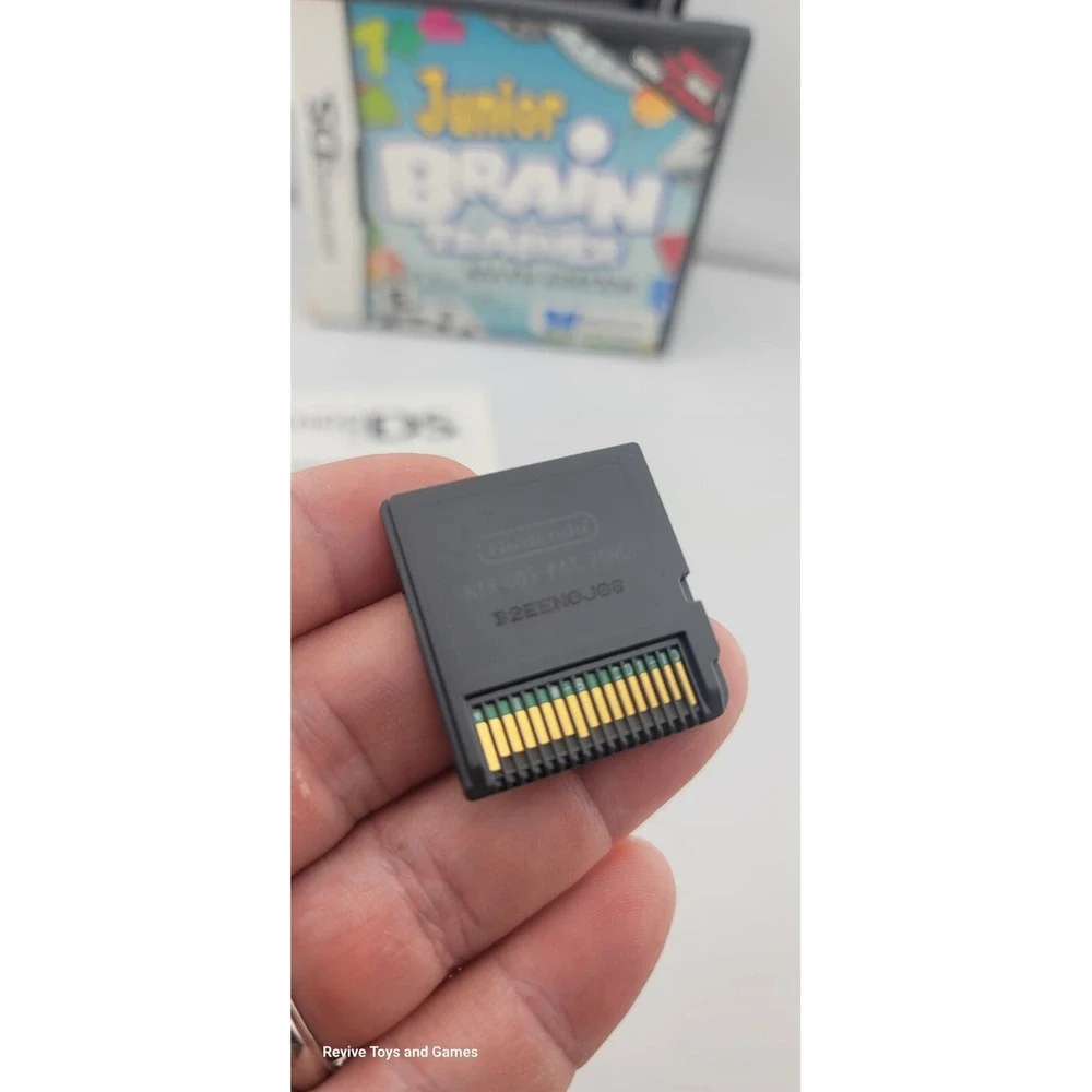 Junior Brain Trainer Math Edition (Nintendo DS, 2011) Game & Case Tested Working